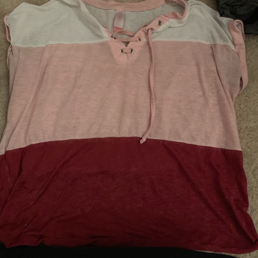 multi color shirt